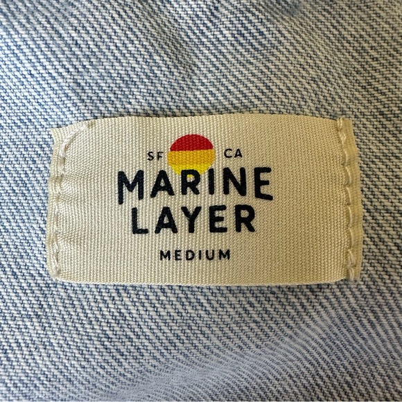 Marine Layer Casual Denim Jacket - Picture 4 of 8